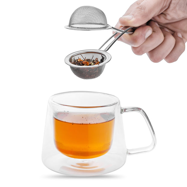 Clip handle tea ball infuser
