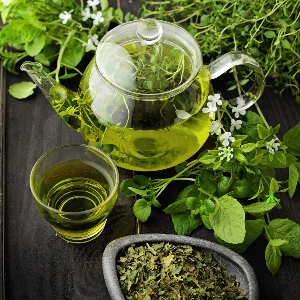 Green tea prepared from H&H loose leaf green tea