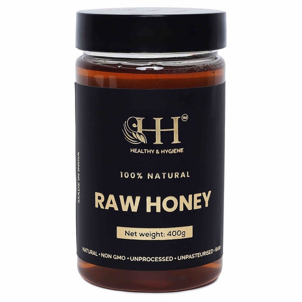 100% Natural & Pure Raw Honey Unprocessed, Unpasteurised-400 grams