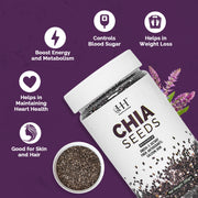 Chia Seeds (200 gm) + Basil Seeds (200gm)