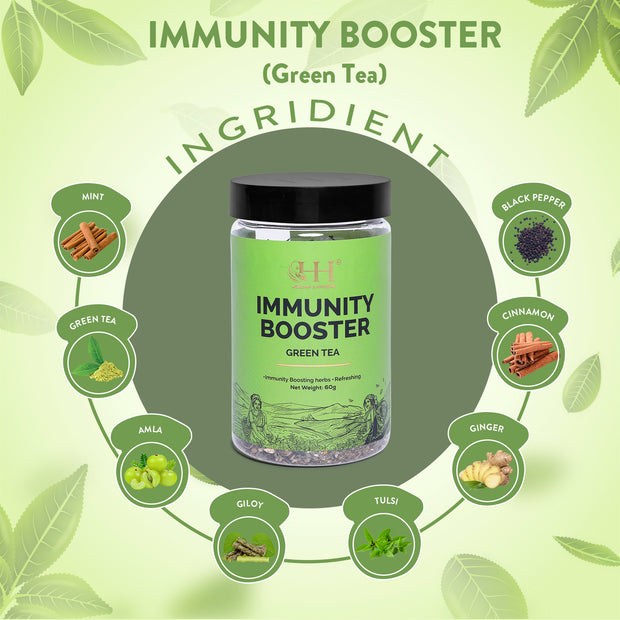 ingredients of immunity booster green tea