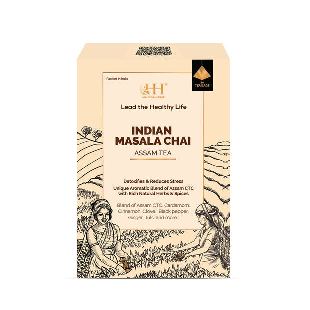 Indian Masala chai teabags Online: 20 teabags | Free Shipping | COD