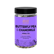 Butterfly Pea & Chamomile flowers Tea | Herbal Tea | Blue Tea